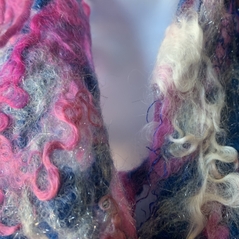 felted scarf shine