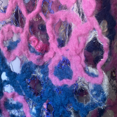 felted scarf shine