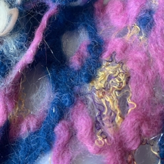 felted scarf shine