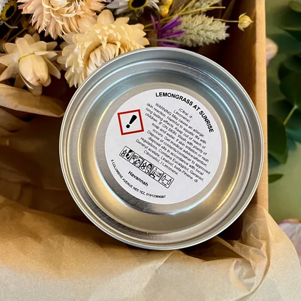 Lemongrass at sunrise candle clp