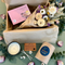 Eucalyptus Breeze Emerald Glass Candle Gift Box With Dried Flowers