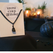 Black Obsidian crystal bound simply with a black wire onto a chunky black chain