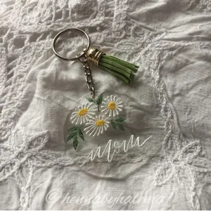 floral keyring