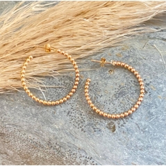 Gold hoop earrings