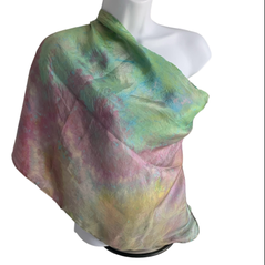 ice pastel silk scarf
