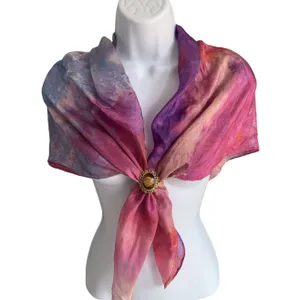 ice square silk scarf