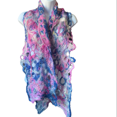felted scarf shine
