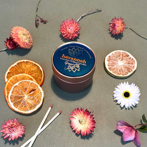 Ginger Lily Lake rapeseed and coconut wax essential oil candle