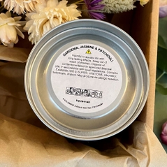 Gardenia Jasmine and Patchouli Candle CLP label