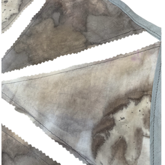 eco print bunting
