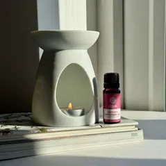 soothing diffuser oil with wax burner
