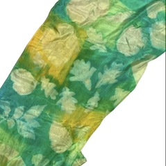 teed off scarf closure look
