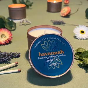 Seasalt at Sunset Tin Candle