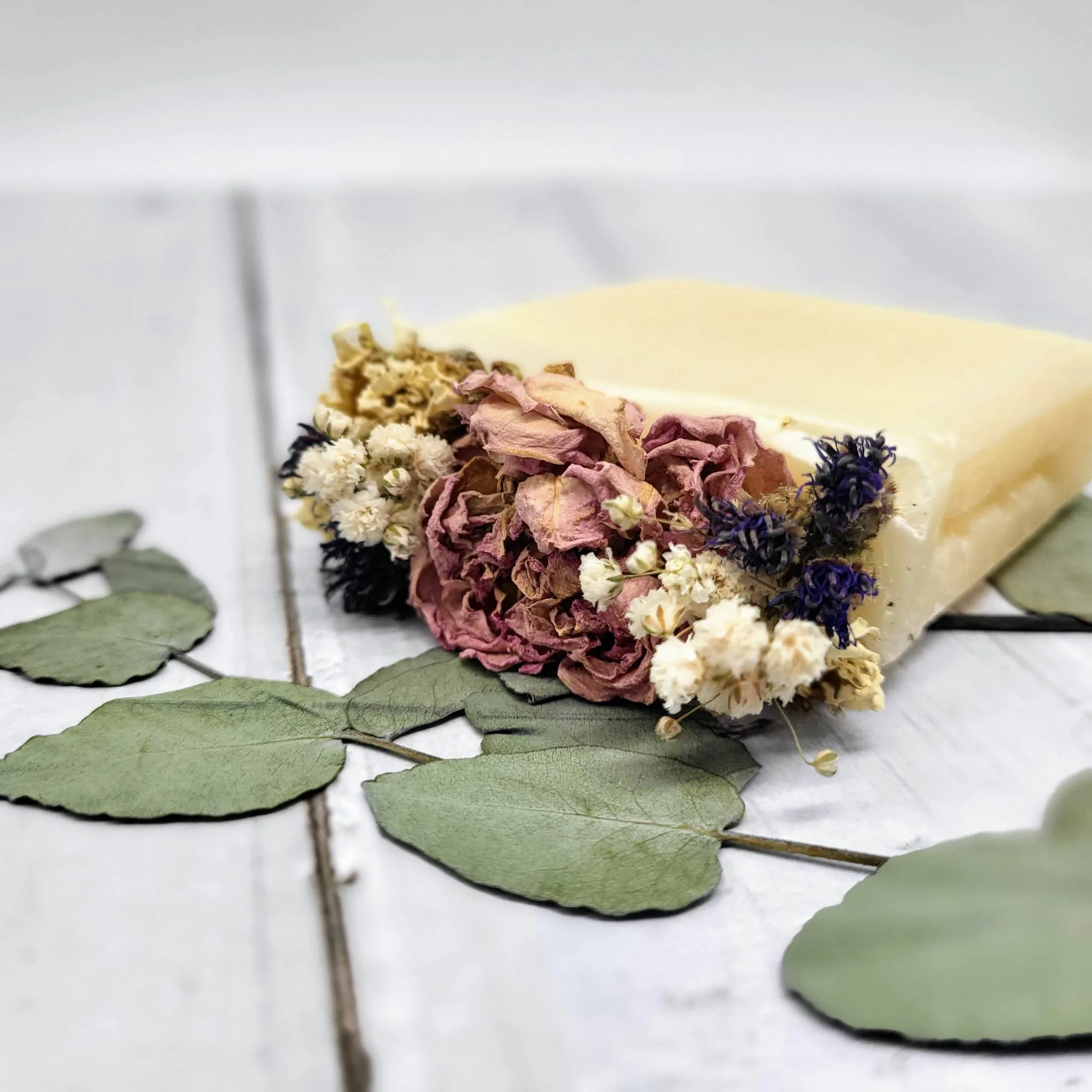 Purple Sage Soap Company Mini Floral Soap Block