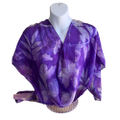 Botanical print silk scarf