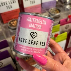Refreshing Watermelon Matcha Green Tea Powder – Summer Iced Tea Blend - Love leaf Tea