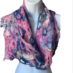 felted scarf shine