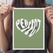 Heart Wall art / you are perfect / wellbeing gift