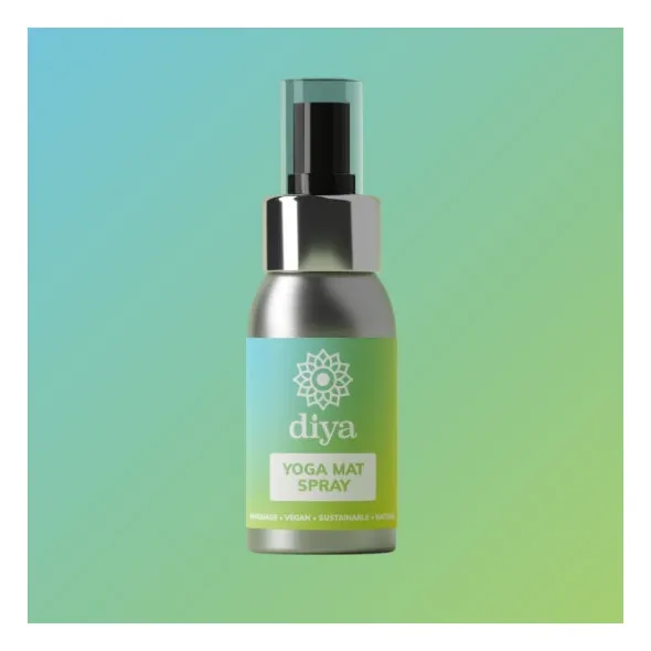Yoga mat spray