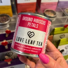 Organic Ground Hibiscus Matcha powder (hibiscus tea or latte)