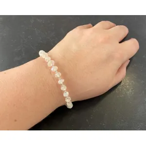 rainbow moonstone bracelet