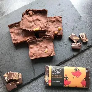 Pure Raw Orange & Raw Caramel Chocolate Bar