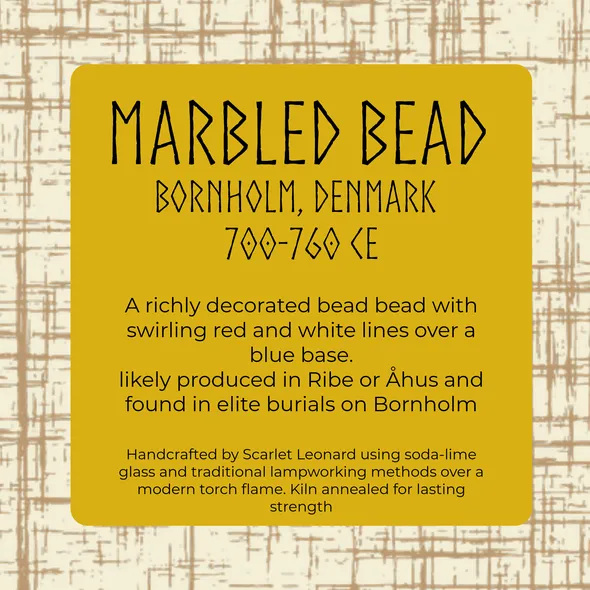 infographic that has the text from the bead card the bead is shipped with on it.