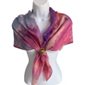 ice square silk scarf