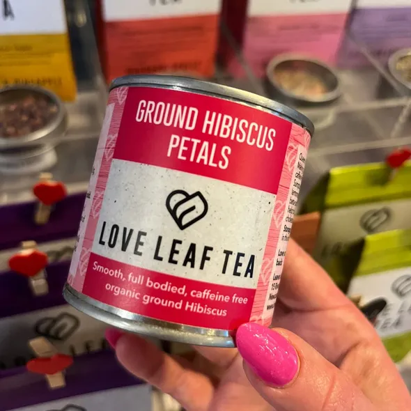 Organic Ground Hibiscus Matcha powder (hibiscus tea or latte)