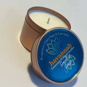 Seasalt at Sunset Tin candle