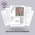 PDF digitial download baby knitting pattern
