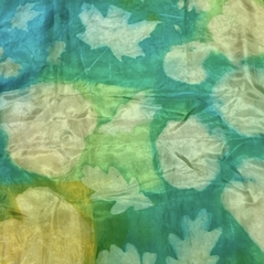 teed off scarf close up