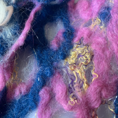 felted scarf shine