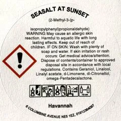 Seasalt at sunset candle clp