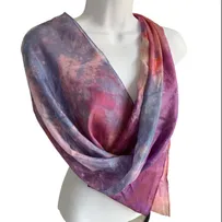 ice square silk scarf
