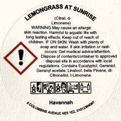 Lemongrass at sunrise essential oil candle clp