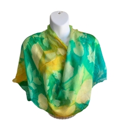 teed off botanical print scarf