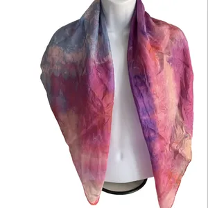 ice square silk scarf