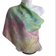 ice pastel silk scarf