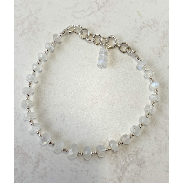 rainbow moonstone bracelet