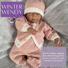 Baby cardigan knitting pattern DK