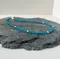 Neon apatite sterling silver necklace