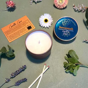 Seasalt at Sunset Tin candle
