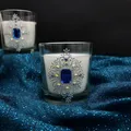 scented glass candle