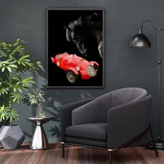 Ferrari and the Horse print