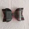 Red & Grey Tartan Bow