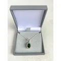 Green chrome diopside pendantg