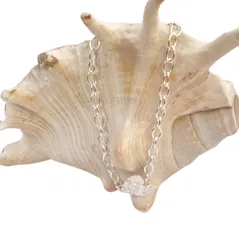 Silver heart bracelet