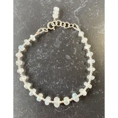 rainbow moonstone bracelet