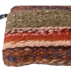 hand spun clutch bag reverse